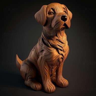 3D модель Знаменита тварина пес Віллі (STL)